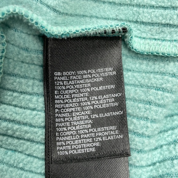 The North Face Hoodie Fleece Lined Sweatshirt Casual Pocket Teal XL - Picture 11 of 11